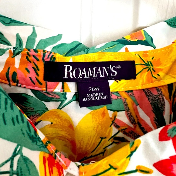 Roaman’s Woman’s Button Up Shirt - Picture 2 of 5